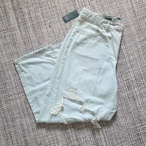 Wild Fable Baggy Light Wash 90s Relaxed Fit Distressed Jeans Grunge NWT